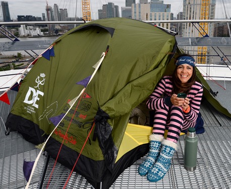 Julia Bradbury does Diamond Challenge for NCCW