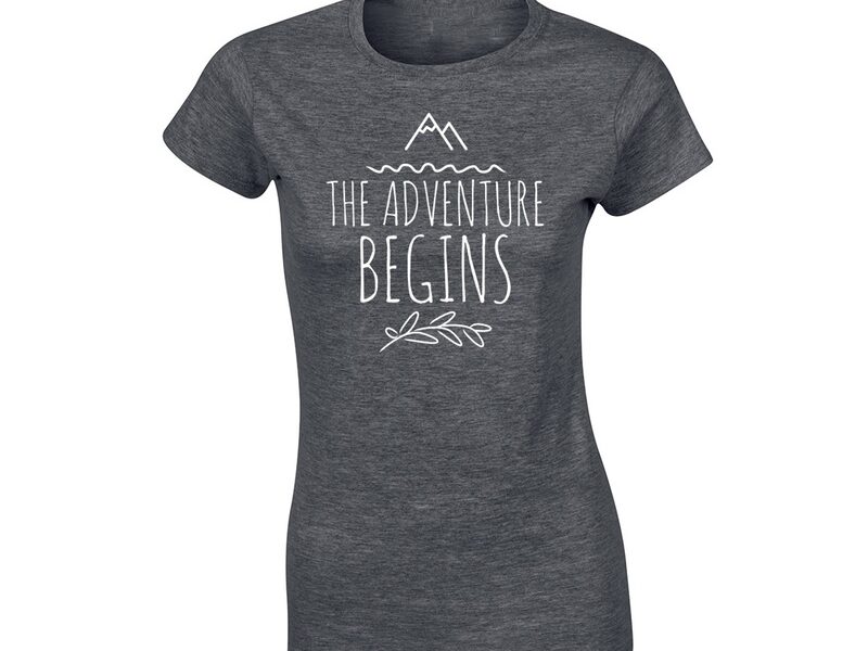 Ascendancy Apparel The Adventure Begins Tee Womens Fit