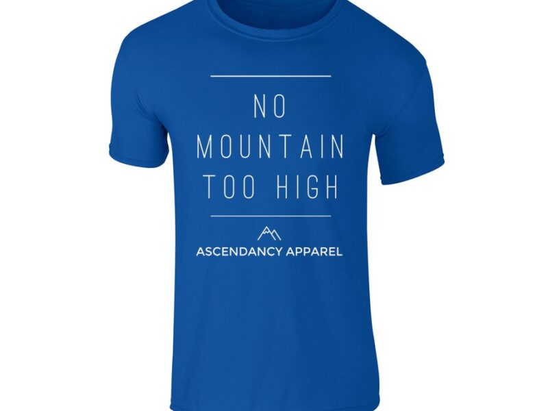Ascendancy Apparel No Mountain Too High Tee - Men's Fit