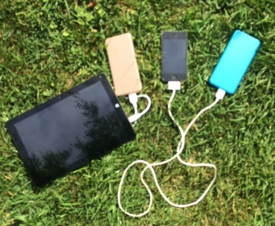 MSC Aluminium Slim 5000mAh (2+ phone charges)
This robust metal rechargeable battery is able to charge any smartphone 2 + times before it needs a recharge. In common with all our solar chargers and power banks, once charged up it will retain its charge for months for when needed.

The Slim power bank is available in Black, Blue, Gold, Pink, Silver and along with all our other mobile chargers comes with a one year warranty against defects.