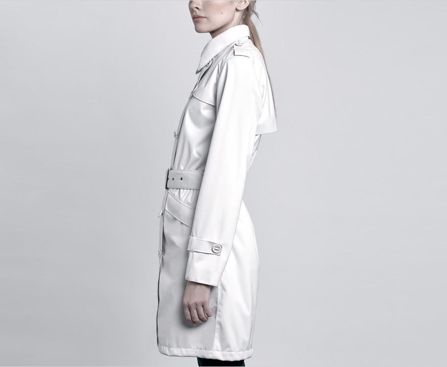 Highly innovative fabric has been used to create the Waterproof Mac – it’s fully waterproof, fully windproof, completely breathable and incorporates four-way stretch for ultimate freedom of movement. We think you’ll see our difference as soon as you try your performance jacket on, which is why we offer a free home try on service.

 	High performance – fully waterproof and windproof
 	Fluid feminine fabric incorporating four way stretch
 	Laser cut and heat welding details
 	Fully seam sealed
 	Removable waterproof hood
 	2 year Waterproof performance guarantee
Free delivery and returns