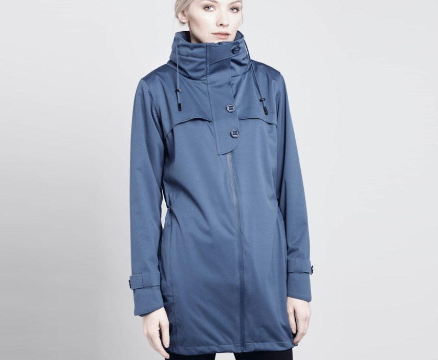 Highly innovative fabric has been used to create the Waterproof Parka – it’s fully waterproof, fully windproof, completely breathable and incorporates four-way stretch for ultimate freedom of movement. We think you’ll see our difference as soon as you try your performance jacket on, which is why we offer a free home try on service.

 	High performance – Fully waterproof and windproof
 	Fluid feminine fabric incorporating four way stretch
 	Laser cut and heat welding details
 	Fully seam sealed
 	Fully concealable hood in collar
 	2 year Waterproof performance guarantee
 	Free delivery and returns