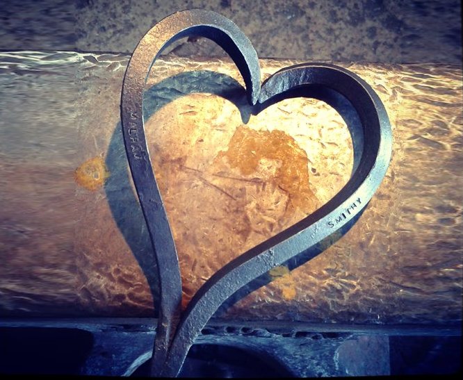 This hand forged heart from the Malham Smithy is a delightfully simple token of love, whether you are sending it to someone special or keeping it as a memento of your own love of Malham.

 	Each piece is hand forged making every one unique.
 	Your heart may vary slightly from the image shown.
 	All sizes vary but will be approximately 12cm to 15cm.
 	Price includes postage and packaging, please note delivery is currently 3 weeks.