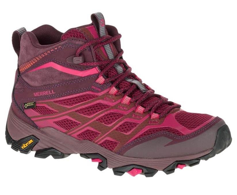 FIT + SUPERIOR TRACTION: All-day comfort in uncomfortable places with the same great out-of-the-box fit you expect from Moab, the FST Mid GORE-TEX® has updated athletic styling and a lighter midsole.

 	GORE-TEX® waterproof membrane repels moisture and enhances breathability for all activities
 	Leather/Mesh and TPU print upper
 	Traditional lace closure
 	Bellows tongue keeps debris out
 	Breathable mesh lining
 	Merrell M Select™ FIT.ECO blended EVA contoured footbeed with organic odor control
 	Molded nylon arch shank ...