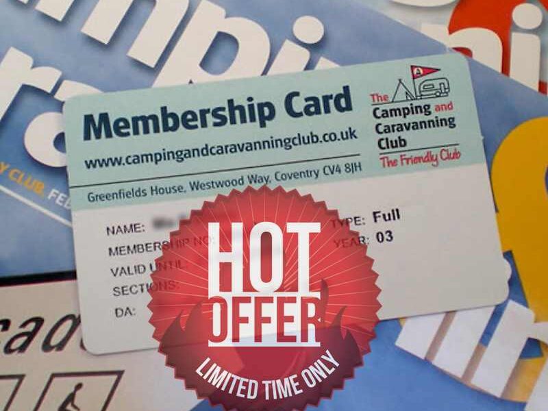 Camping and Caravanning Club Members Offer