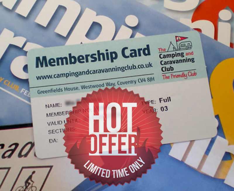 Camping and Caravanning Club Members Offer