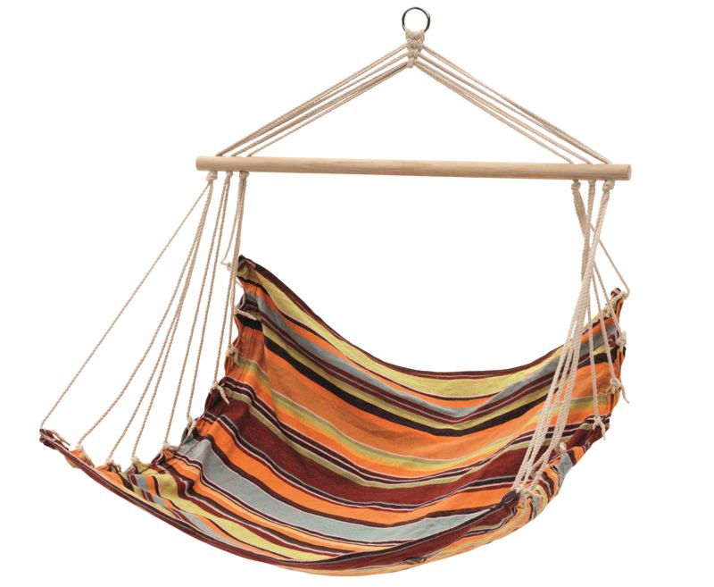 Matching the cool style of the folding furniture, Easy Camp Hammocks transform comfort on lazy afternoons on site or in the garden. Lying back on the durable, comfortable 100% cotton fabric, stable relaxation is assured.
Each hammock has a handy carrybag for convenient storage and transport.
