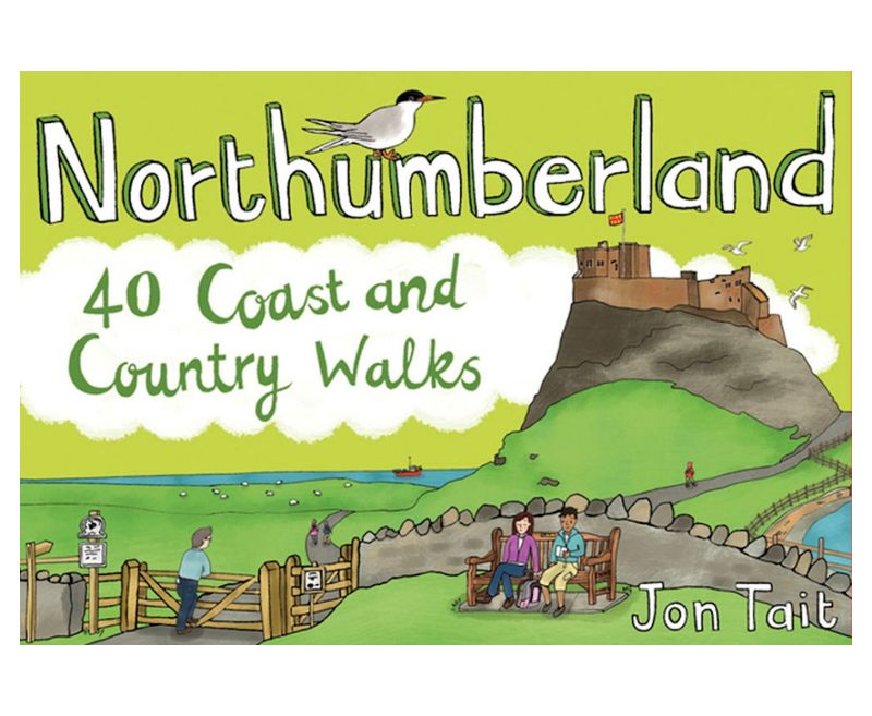 Northumberland: 40 Coast and Country Walks, Jan Tait 
Northumberland is England's most northern county, a magical place filled with ancient castles, golden sand beaches, rolling hills, rugged moorland and friendly little Northumberland towns and villages. This much-awaited addition to the award-nominated series of easy walking guides is an affordable and practical guide to 40 of the best family walks in the region.