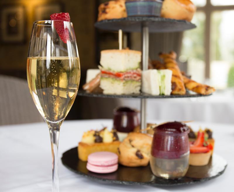 Treat yourself to our traditional afternoon tea, served every day between 2.00pm and 5pm. Featuring a selection of sandwiches and home baked sweet treats it’s the perfect reward following a morning in the great outdoors. Afternoon tea can be taken in the lounge, bar or out on the terrace should the weather permit.
What's more, you can make it extra special with a glass of fizz. Or for something a little more unusual add a cheeky glass of G&T from a range of gins matched with the best tonics.
£17.50 per person
Daily 2pm – 5pm
Booking advisable