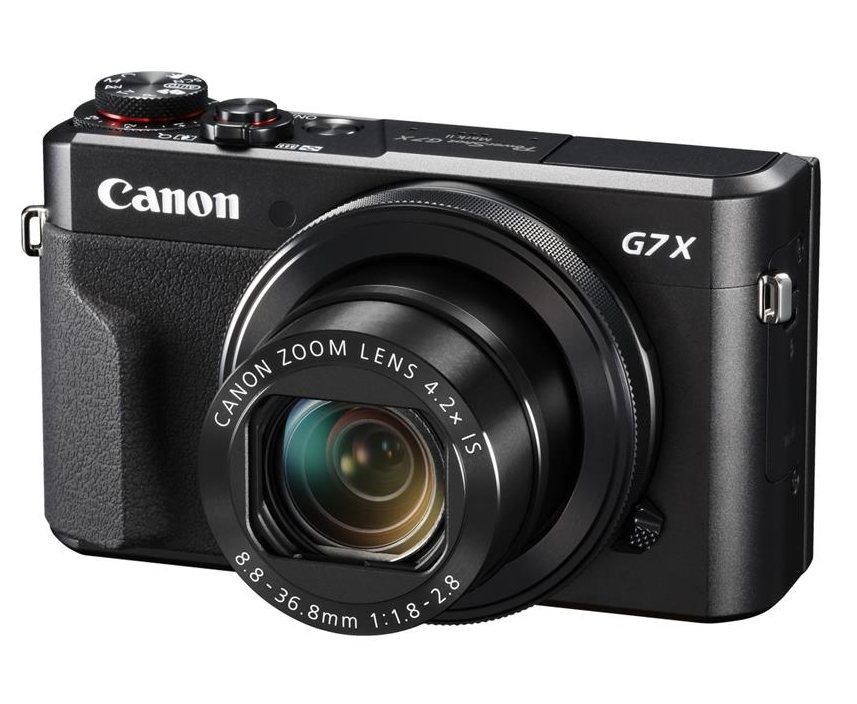 The Canon PowerShot G7 X Mark II compact camera captures brilliant images in a portable design, with a 1.0-type CMOS image sensor and f/1.8-2.8 lens. It uses the DIGIC 7 processor, and takes Full HD 60p video.

[symple_column size=
