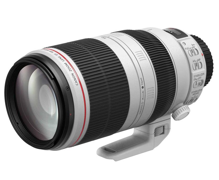Canon EF 100-400mm f/4.5-5.6L IS II USM telephoto lens. The ideal choice for wildlife and sports photography with its great optical performance, image stabilisation and weather proof casing.

 	100-400mm zoom lens
 	4-stop image stabiliser
 	Weather sealed against dust and moisture
 	9 aperture blades
 	Filter size: 77mm
 	f/4,5 at 100-134mm | f/5.0 at 135-311mm | f/5.6 at 312-400mm
 	Lens hood, case, cap and dust cap all included in the box