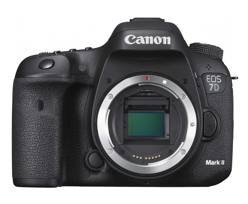 The Canon EOS 7D Mark II captures fantastic images with its 20.2MP sensor. Due to its 65-point AF and 10fps continuous shooting ability, it excels at focusing on subjects in motion, so is ideal for wildlife or sports photography.

 	20.2 megapixel APS-C sensor
 	Dual DIGIC 6 image processors
 	10 fps continuous shooting
 	65-point all cross type autofocusing
 	ISO 100-16,000 (expandable to 25,600)
 	Full HD 1080p video up to 60fps
 	Built-in GPS
 	Comes with Canon Wi-Fi Adapter W-E1 in the box for seamless backup or transfer of images.