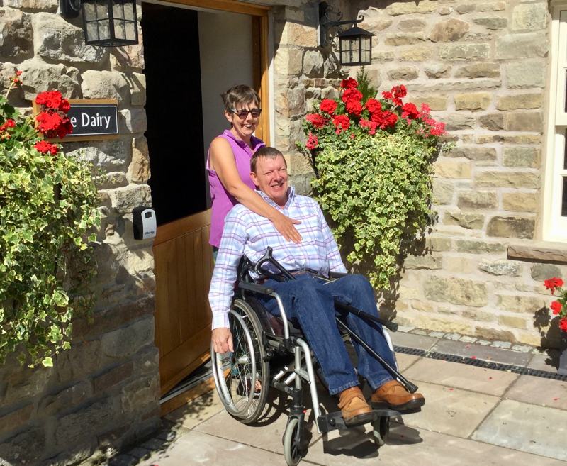 'The Dairy' is the first accommodation in the Yorkshire Dales to provide accessibility support for guests with mobility, hearing & visual requirements to the VisitEngland National Accessibility Scheme standards. If you don’t need these accessible facilities, the majority of them just disappear.
Runner-up in UK Blue Badge Style Awards 2017, celebrating exceptional venues with both style & accessibility, The Dairy aims to deliver a luxurious, relaxing stay, regardless of whether a guest is able-bodied or not.
We want to offer the red carpet, not a red emergency cord, we call 'Accessible Luxury’; a premium hospitality experience, at an accessible price, that's accessible to all, discussing your personal requirements with you.