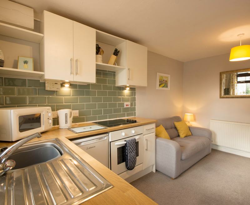 This small yet cosy ground-floor cottage is located to the side of the guest garden and courtyard. The accommodation consists of an open plan living/dining and kitchen area alongside a double bedroom with en-suite shower/WC. 

Honeysuckle is ideal for a couple or single person looking for a cost-effective week or short break away from the children or from the bustle of modern life.

Occupancy: Maximum 2 adults - no children or babies
Dogs: 1 small/medium dog (to be used as a guide only – please contact us regarding individual requirements)