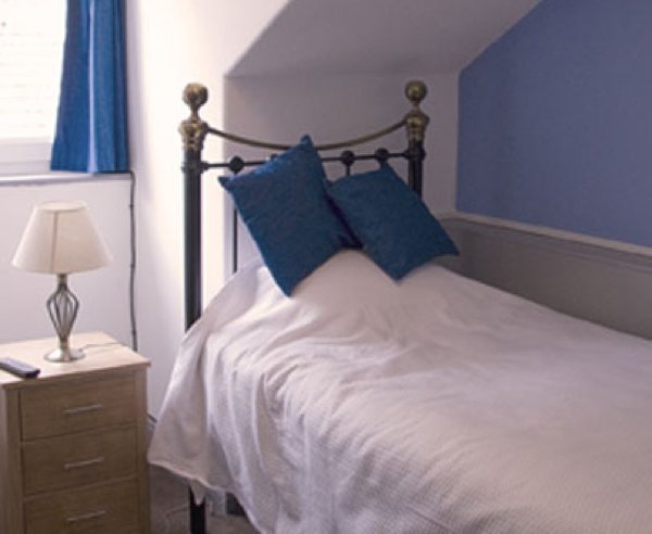 Theakstons is our single bed room, located in the loft space on the second floor. En-Suite Room “Wet Room Style” with “Drench” Shower.
With a view of Castleberg Crag this comfortable room will ensure you have a relaxing nights stay. Rate includes Breakfast.
