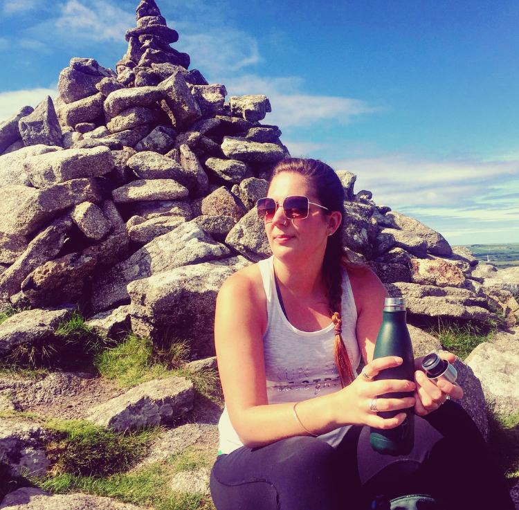 Water bottle and dog bowl