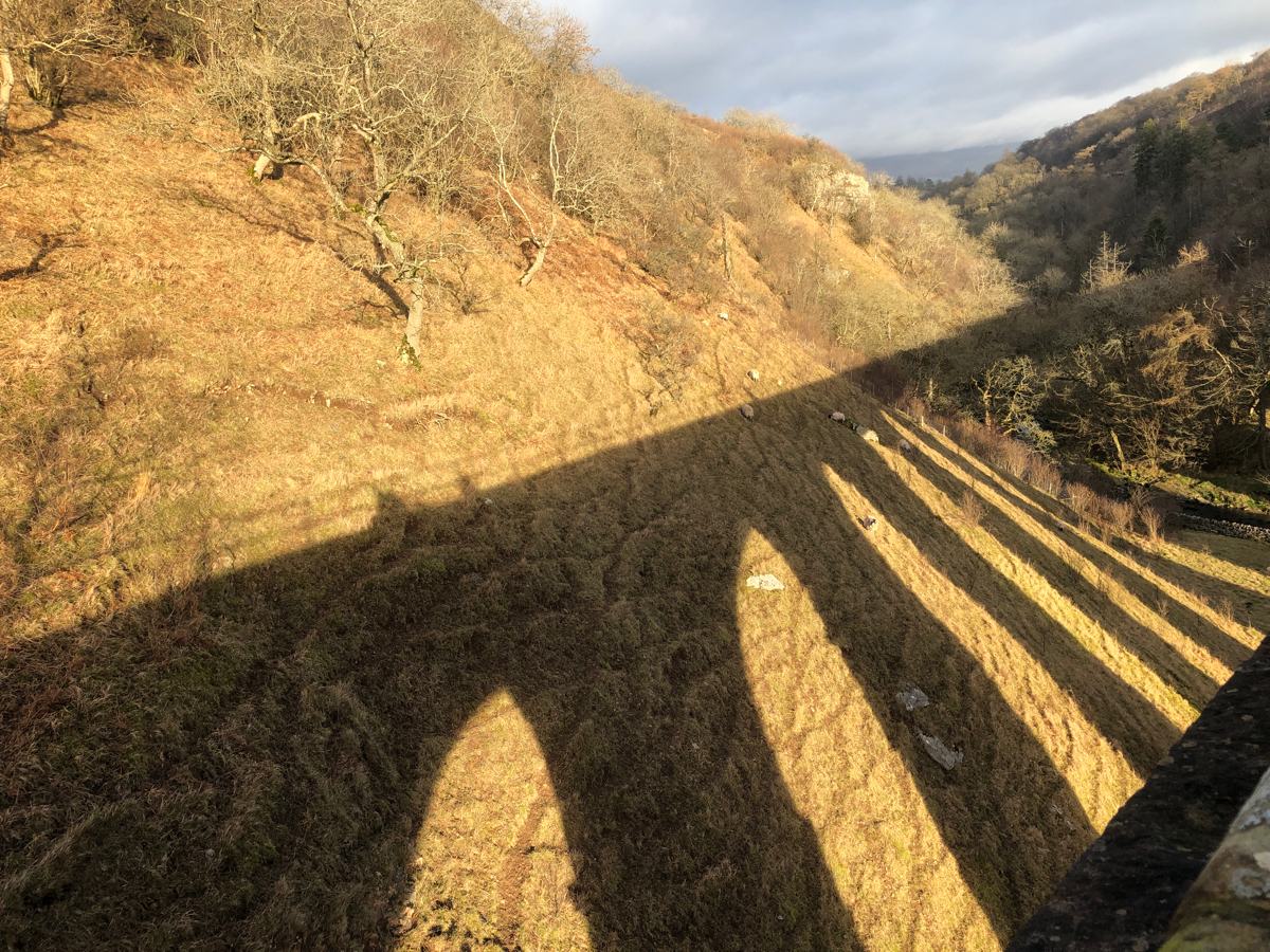 Smardale-viaduct-shadow Smardale Viaduct