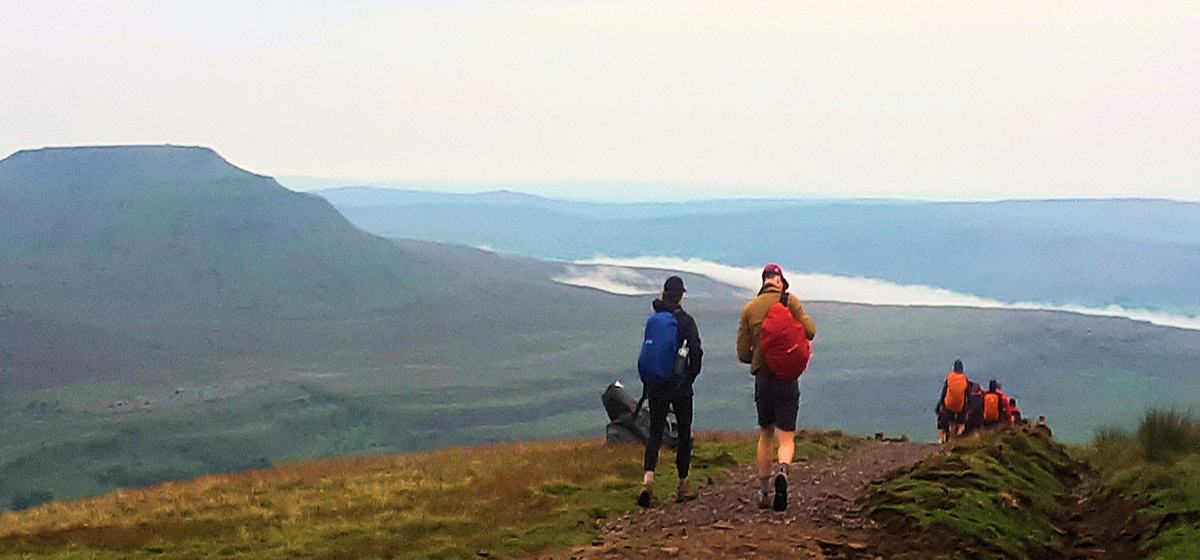3-peaks-Whernside-leaving Whernside