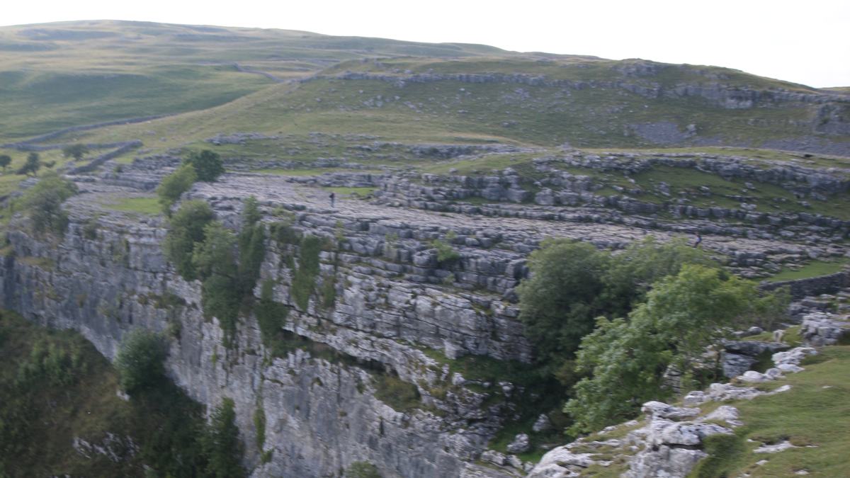JB on Malham Cove-slide-2 Malham Cove