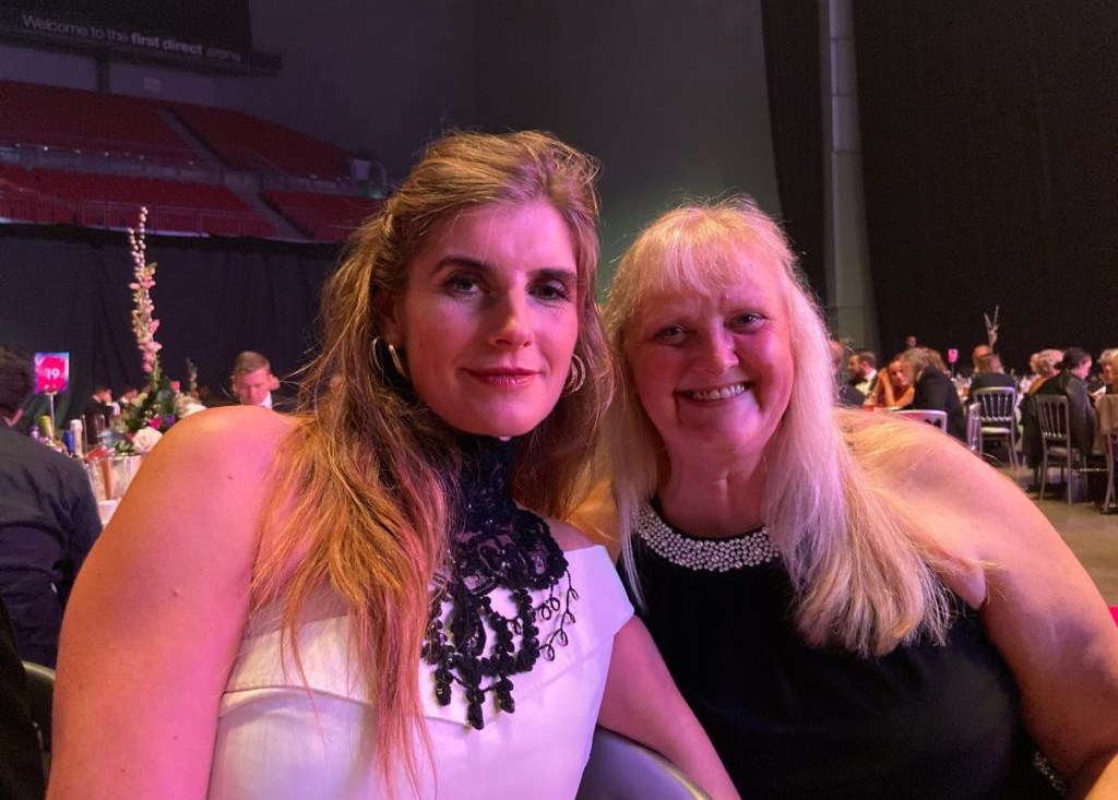 Amanda Owens with Debs