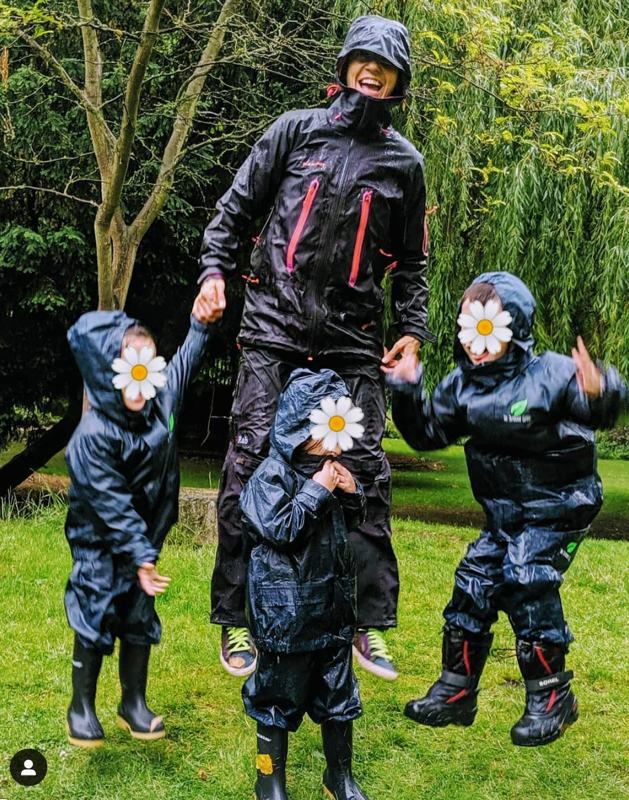 Julia-kids enjoying the rain in Dunlop boots Dunlop boots
