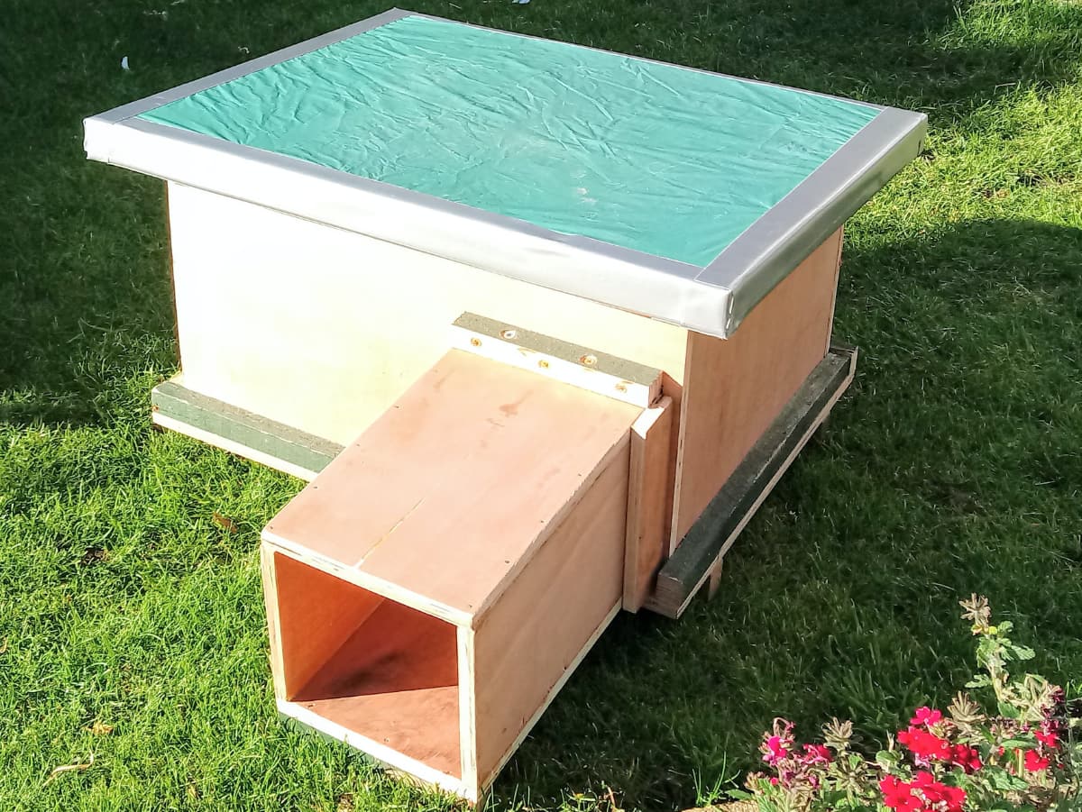 Hedgehog house by Ray Allott Hedgehog house