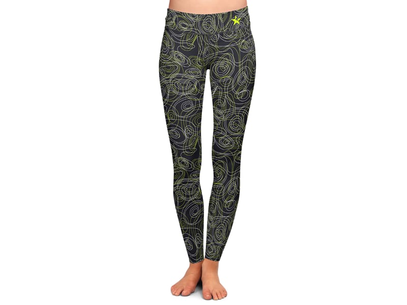 Noodle leggings feature a contour line pattern which is really flattering and perfect for hiking and trail running.
The high-rise waistband has a firm, supportive hold giving you confidence during your workouts walks. The removeable drawstring is there for added support if you need it. Noodle features a zipped pocket in the waistband and a no-bounce pocket on the right thigh.
PRODUCT FEATURES

	High waistband with a 15 x 9 cm zipped pocket 
	Thigh pocket  
	Removable internal tie string on waist band 
	Flat-lock seams for maximum comfort
