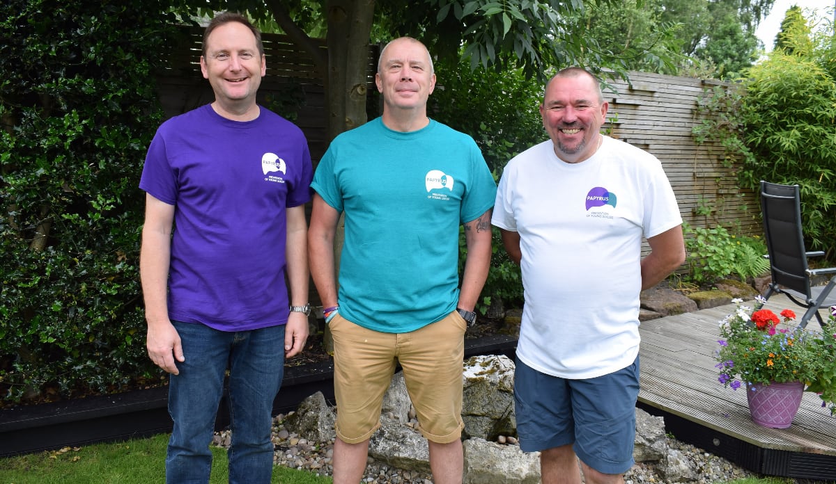 3 Dads Walking Tim-Mike-Andy Tim, Mike & Andy