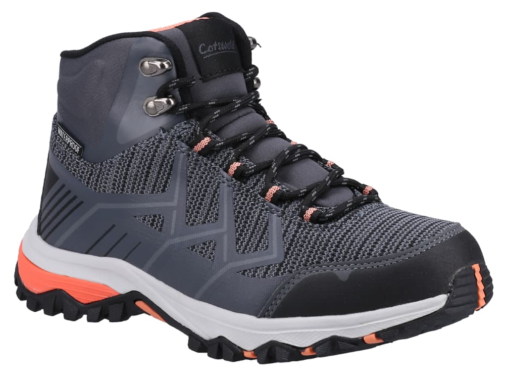 Wychwood Recycled Hiking Boots Grey/Coral