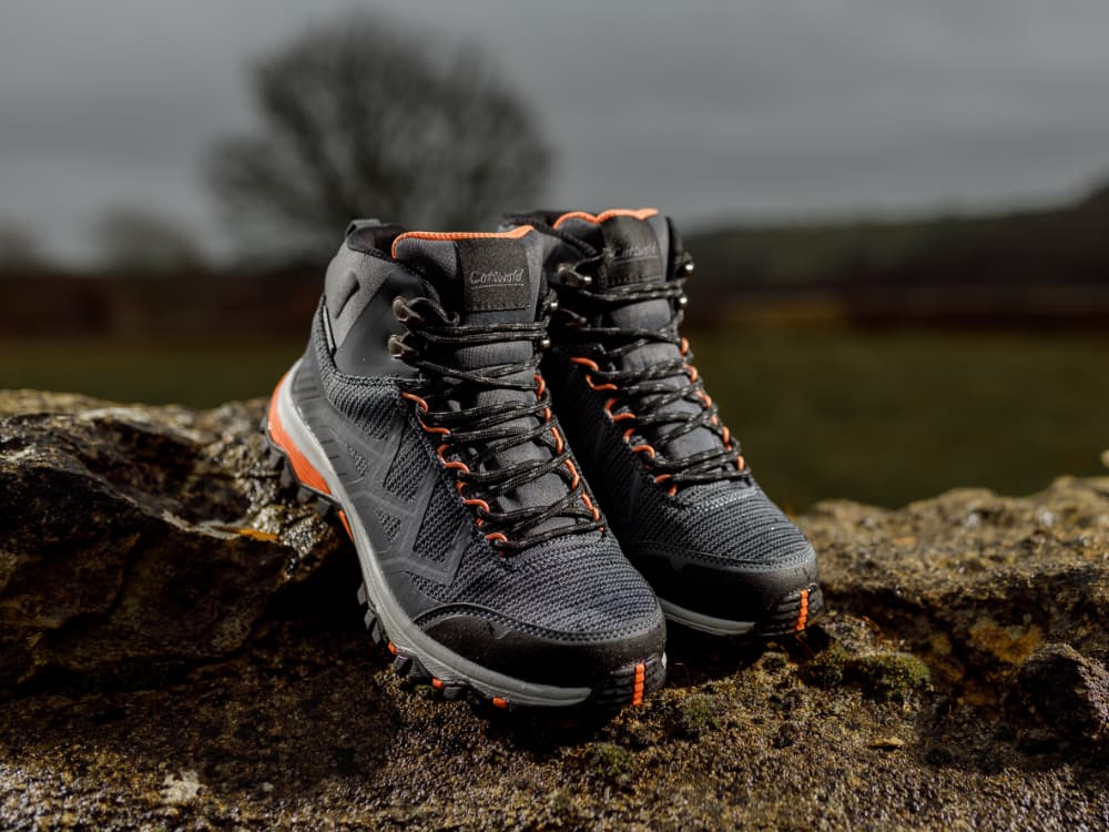 Wychwood Recycled Hiking Boots Grey/Coral