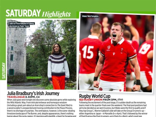 TV Times Oct 14 – 23 TV Times Oct 14 - 23