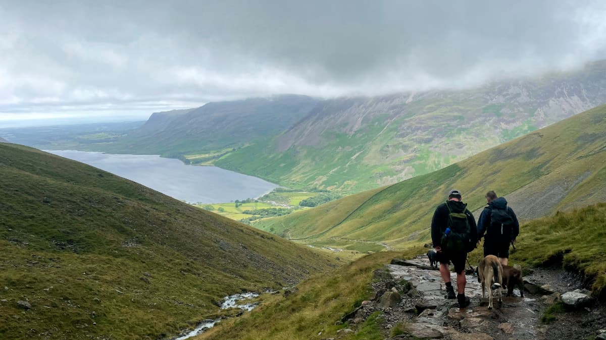 Scafell Pike walk Slide Scafell Pike