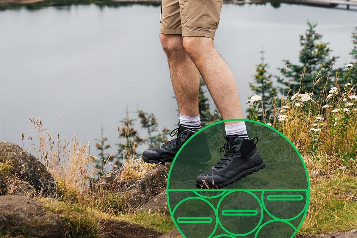 Bahé Rediscover Grounding Earthing Hiking Boot Barefoot Bahé Rediscover