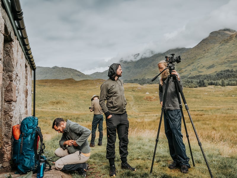How do you capture the essence of walking through the Highlands in a film? The experience is different for everyone