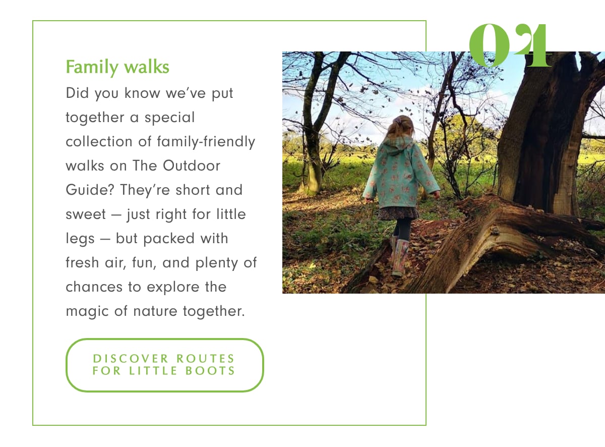 Pilgrims trails 4 Routes for Little Boots