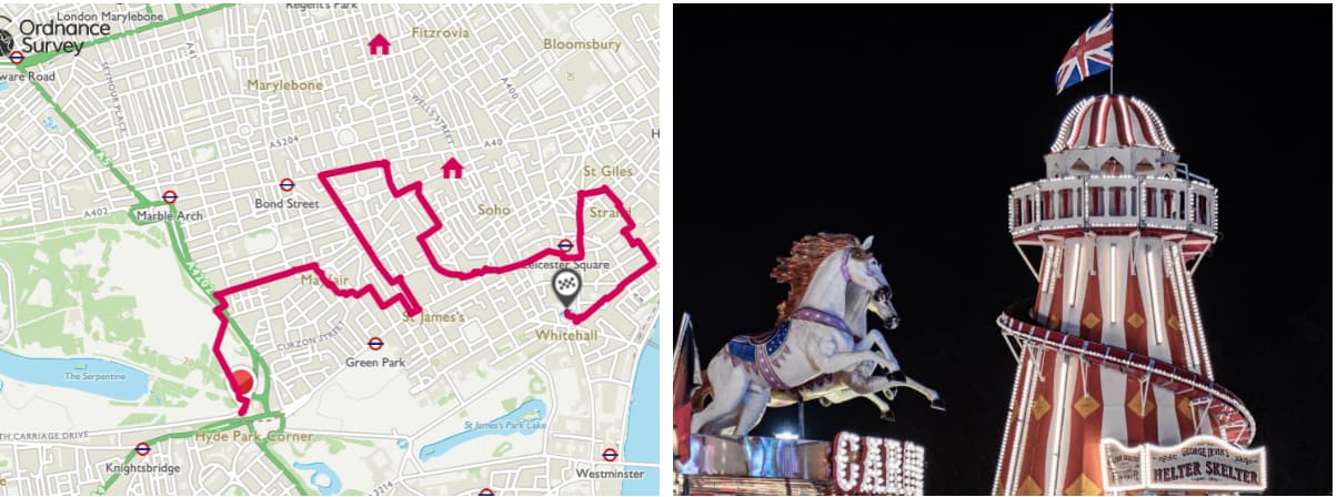 Christmas lights and night time strolls