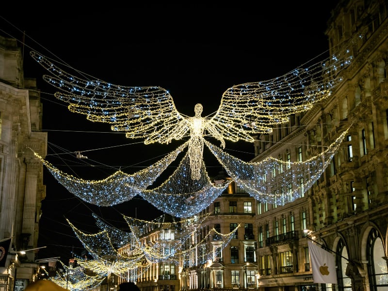 Christmas lights and night time strolls