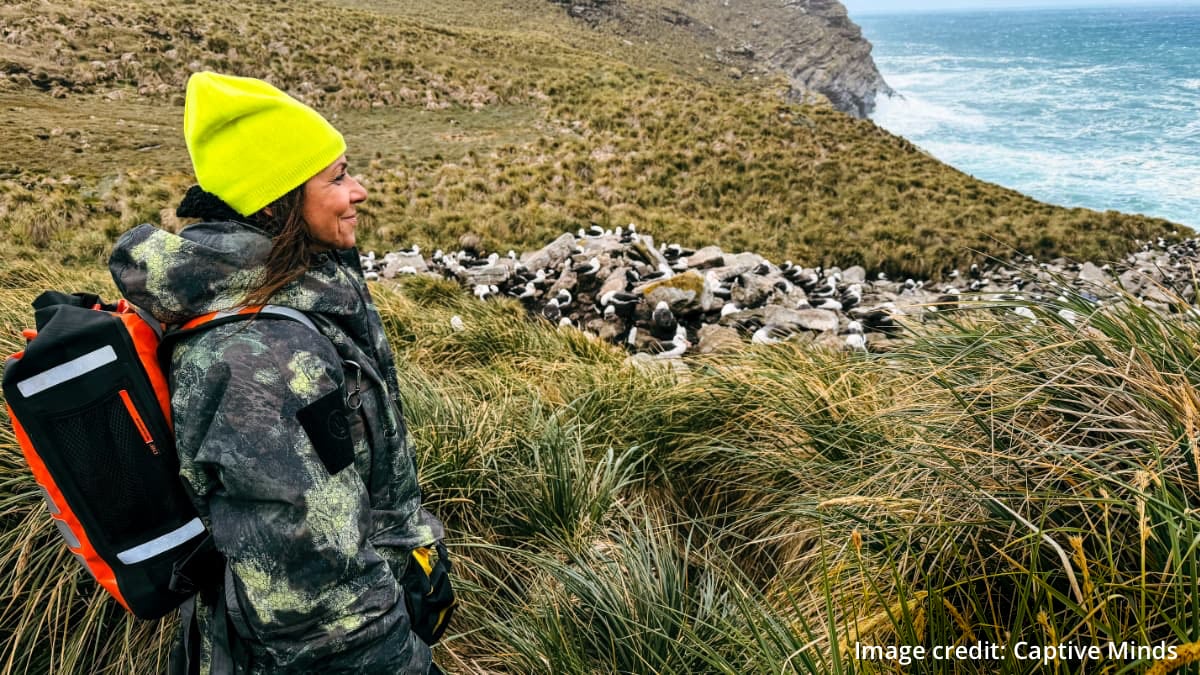 Julia Bradbury in the Antartica