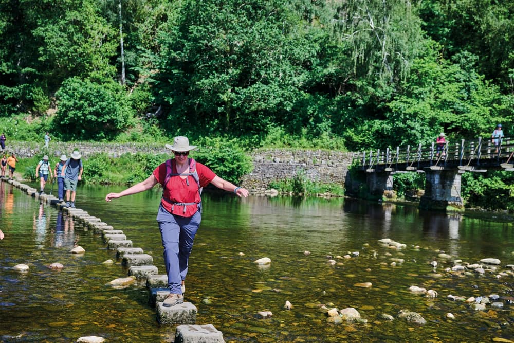 Stepping stones, Bolton Abbey