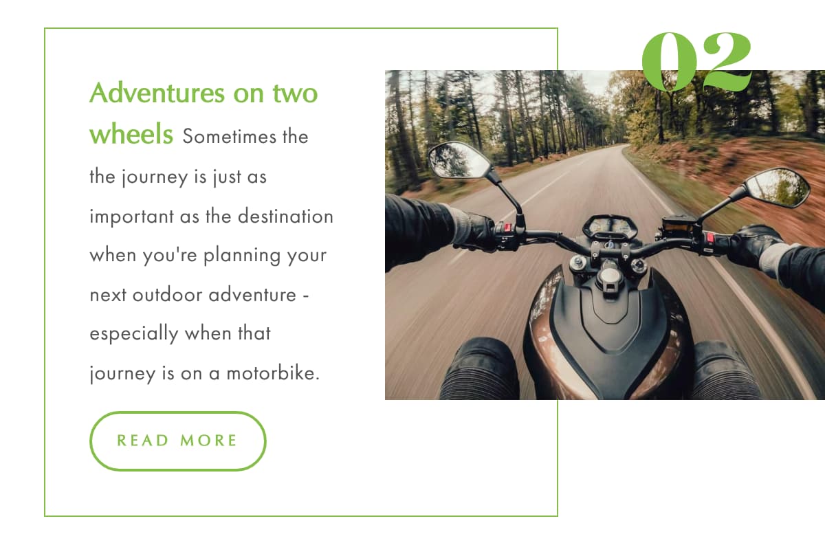 Adventures on two wheels Adventures on two wheels