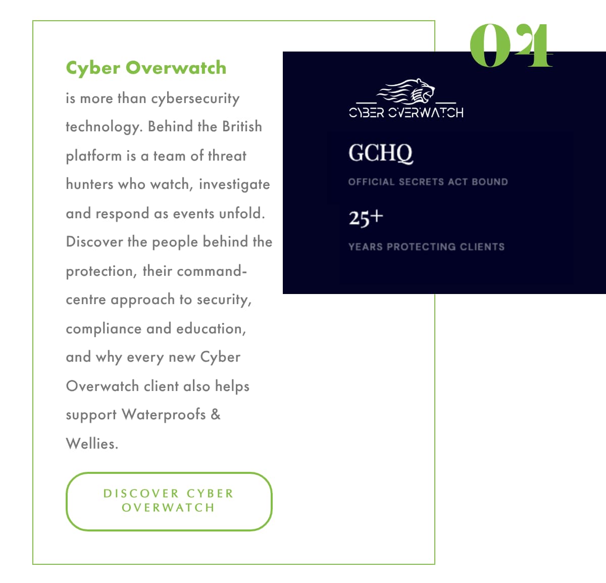 Big Walking Sale 4 Cyber Overwatch