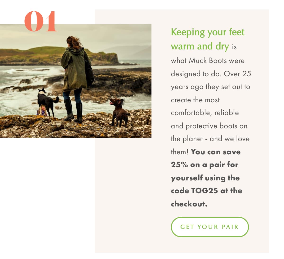 Keeping your feet warm & dry
